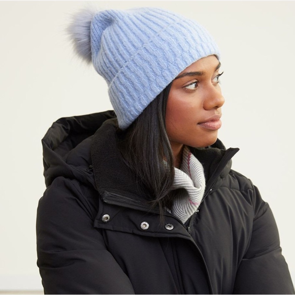 Pompom Beanie - Picture 3 of 5